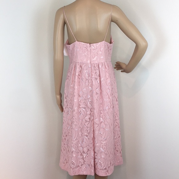 Veronica Beard Pink Lace Floral Dress - Picture 3 of 3